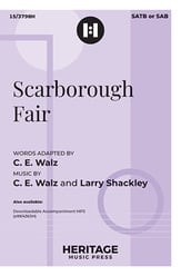 Scarborough Fair SATB choral sheet music cover